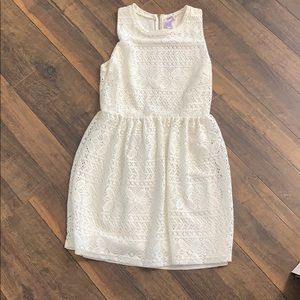 White lace summer dress